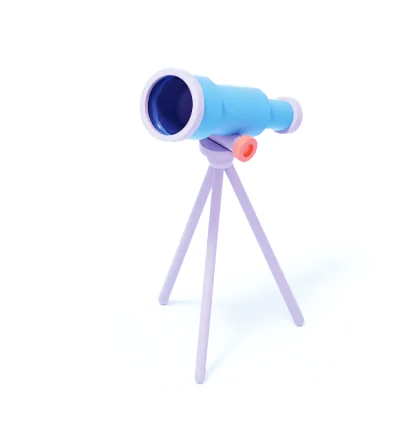 3D Telescope illustration